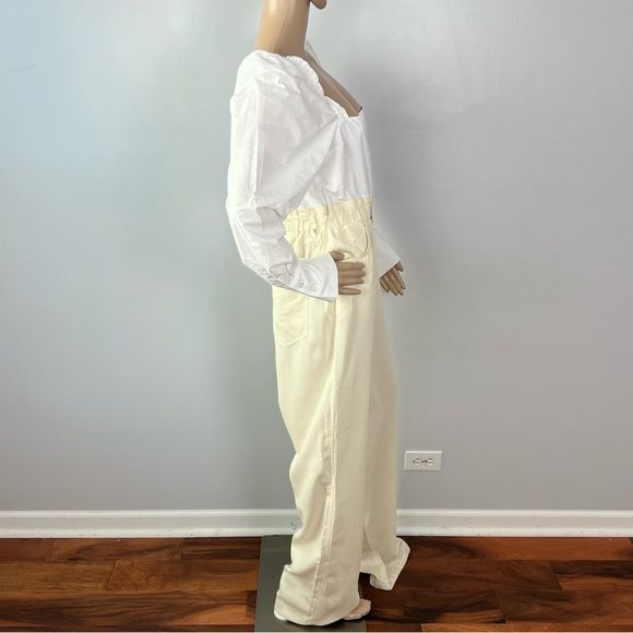 WEWOREWHAT WIDE-LEG SHIRT JUMPSUIT - Picture 7 of 13